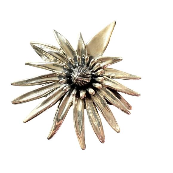 SSD Simon Sebbag 925 Sterling Silver Flower Pin Brooch - Picture 1 of 9